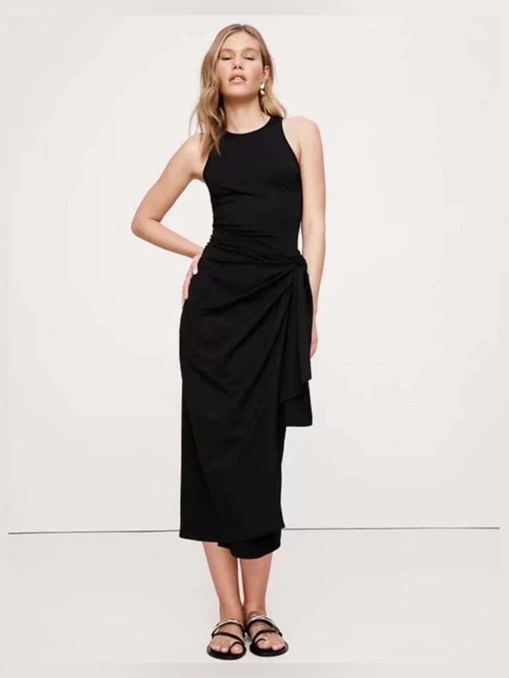 BANANA REPUBLIC KNIT WRAP DRESS